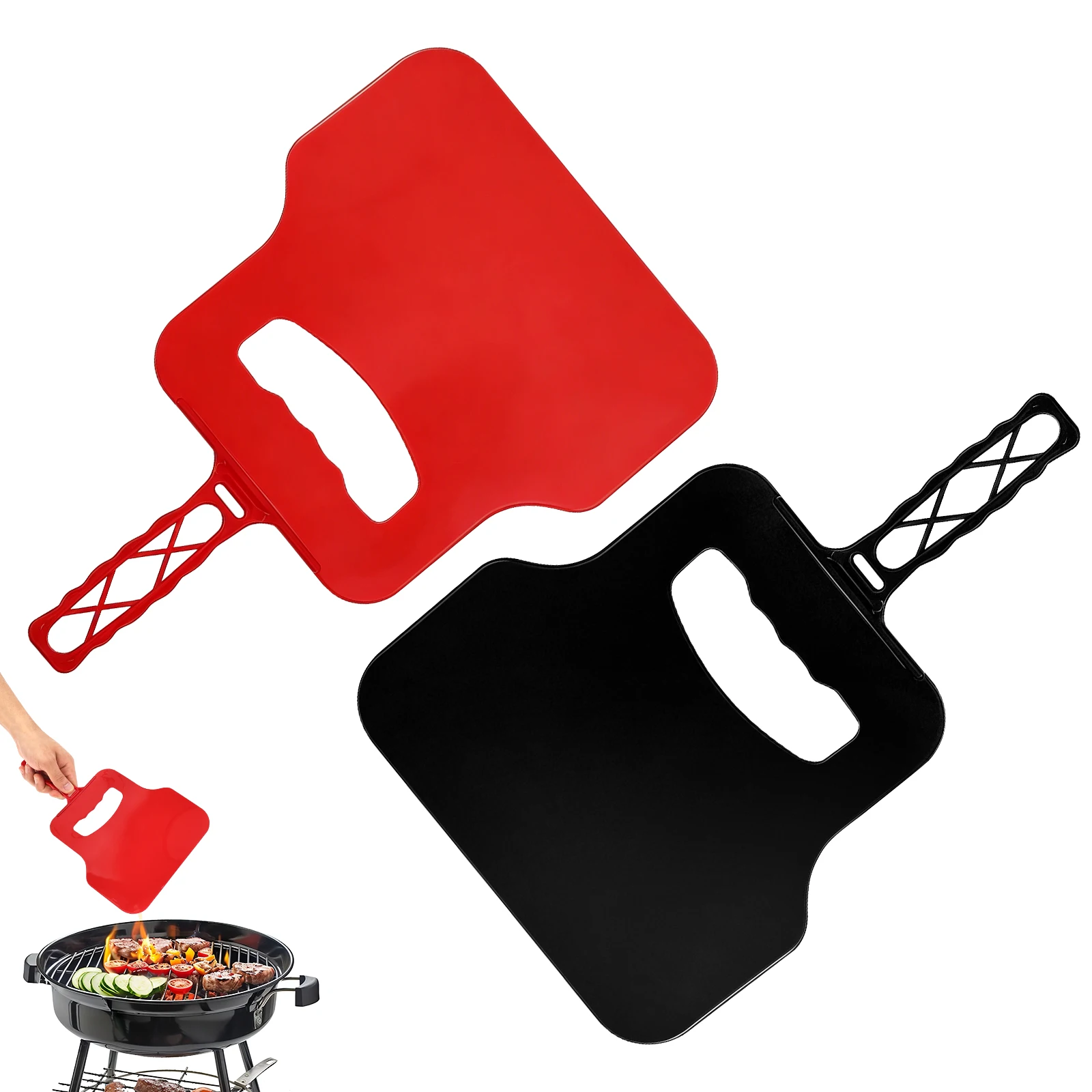 Camping Cooking Griddle - Manual Wind Maker Plastic Hand Fan