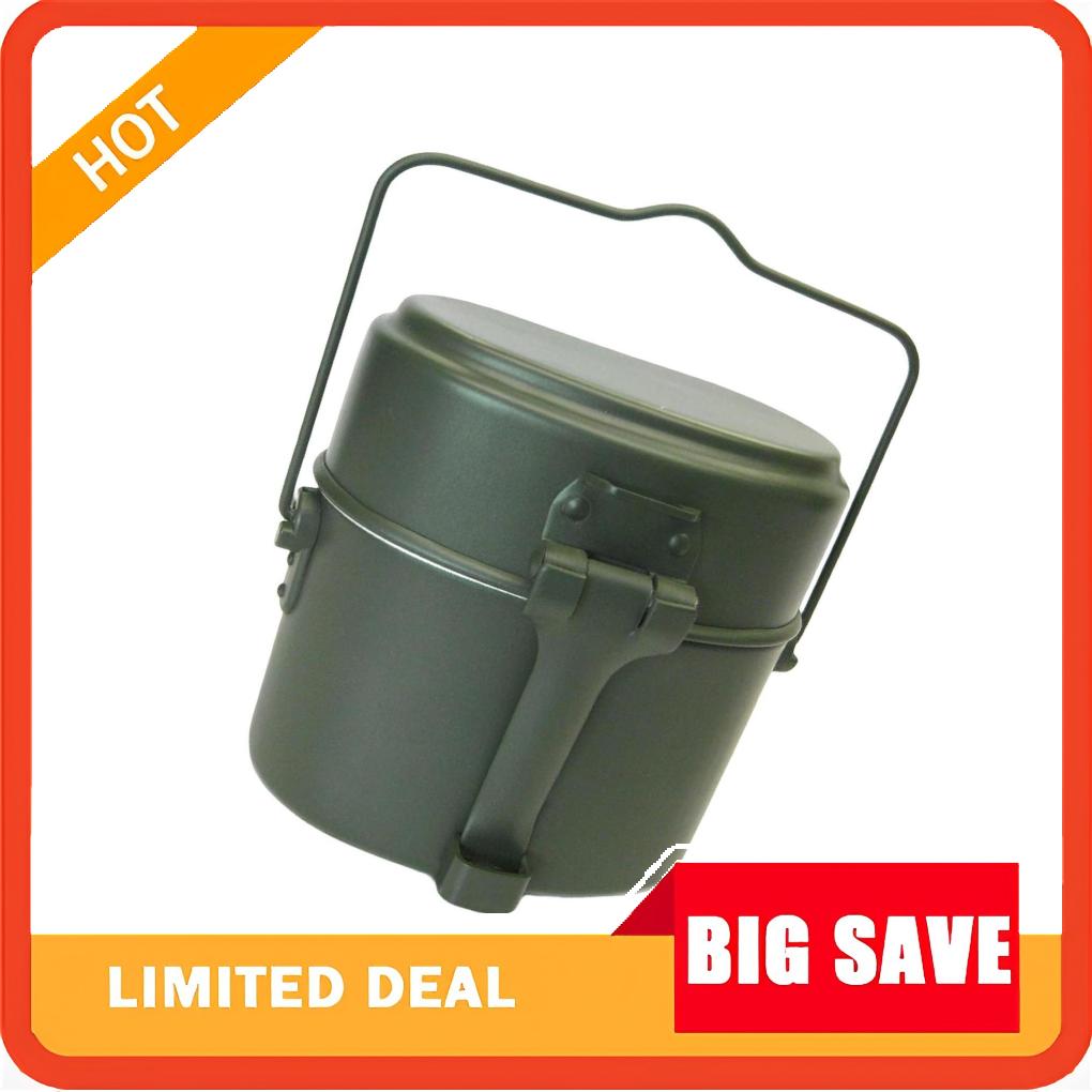 3Pcs/Set Lunch Box Aluminum Po - огляд і ціна Camping Cooking Mess Kit