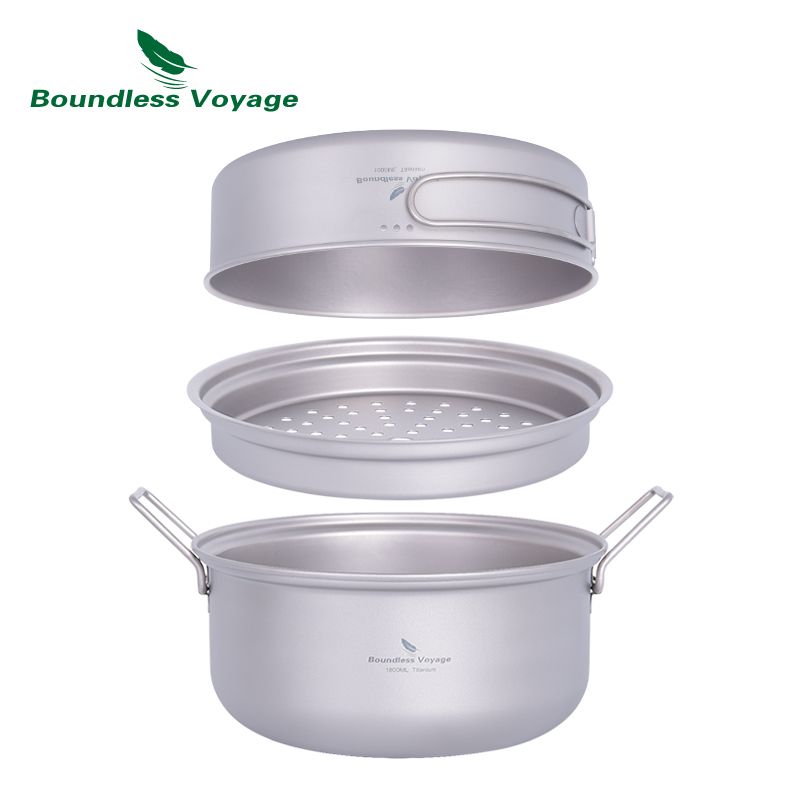 Boundless Voyage Titanium Stea - огляд і ціна Camping Cooking Frying Pan