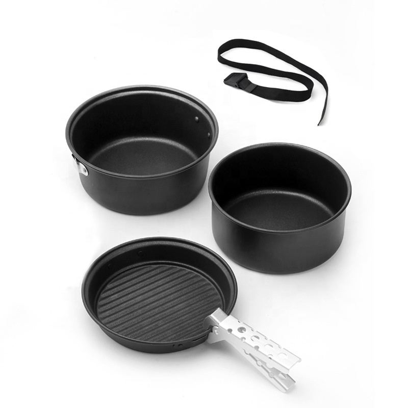 Outdoor Aluminum Camping Cookw - огляд і ціна Camping Cooking Mess Kit