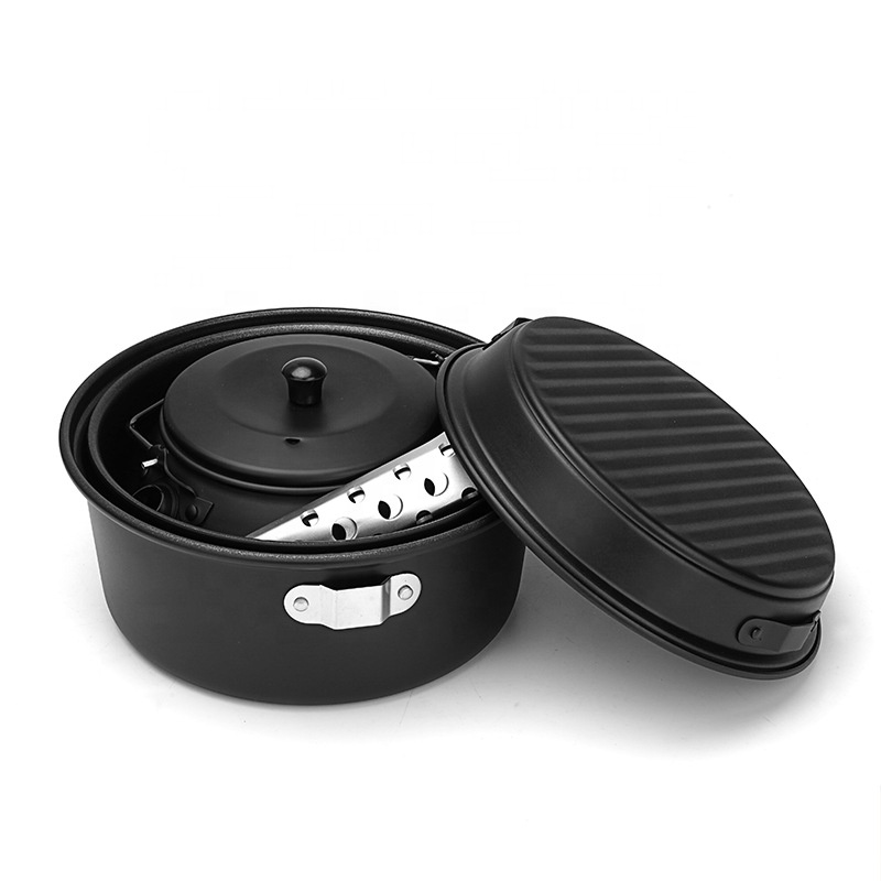 Outdoor Aluminum Camping Cookw - огляд і ціна Camping Cooking Mess Kit