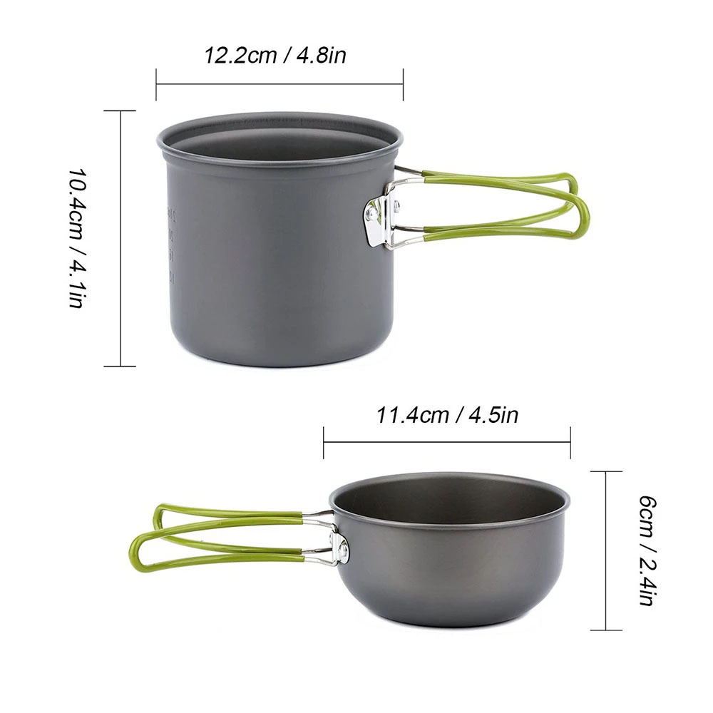 Camping Cookware Mess Kit Ultr - огляд і ціна Camping Cooking Rice