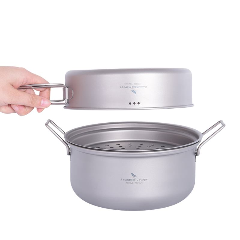 Boundless Voyage Titanium Stea - огляд і ціна Camping Cooking Frying Pan