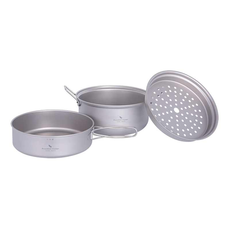 Boundless Voyage Titanium Stea - огляд і ціна Camping Cooking Frying Pan