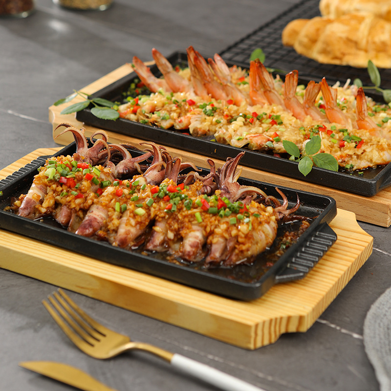 Cast Iron Teppanyaki Grill Pla - огляд і ціна Camping Cooking Griddle