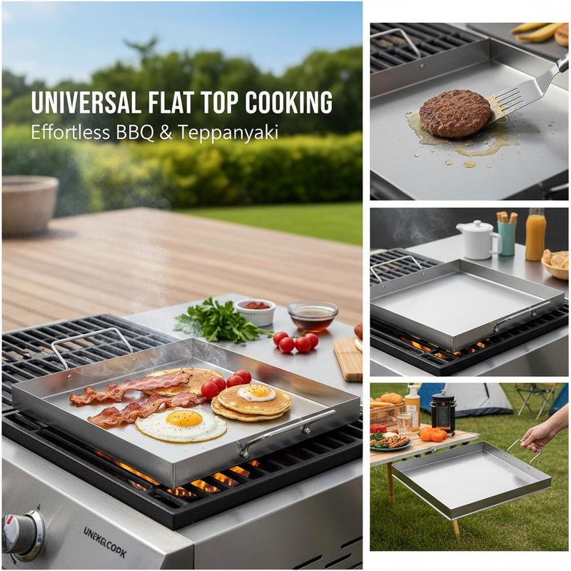 Universal Flat Top Griddle 18x - огляд і ціна Camping Cooking Griddle