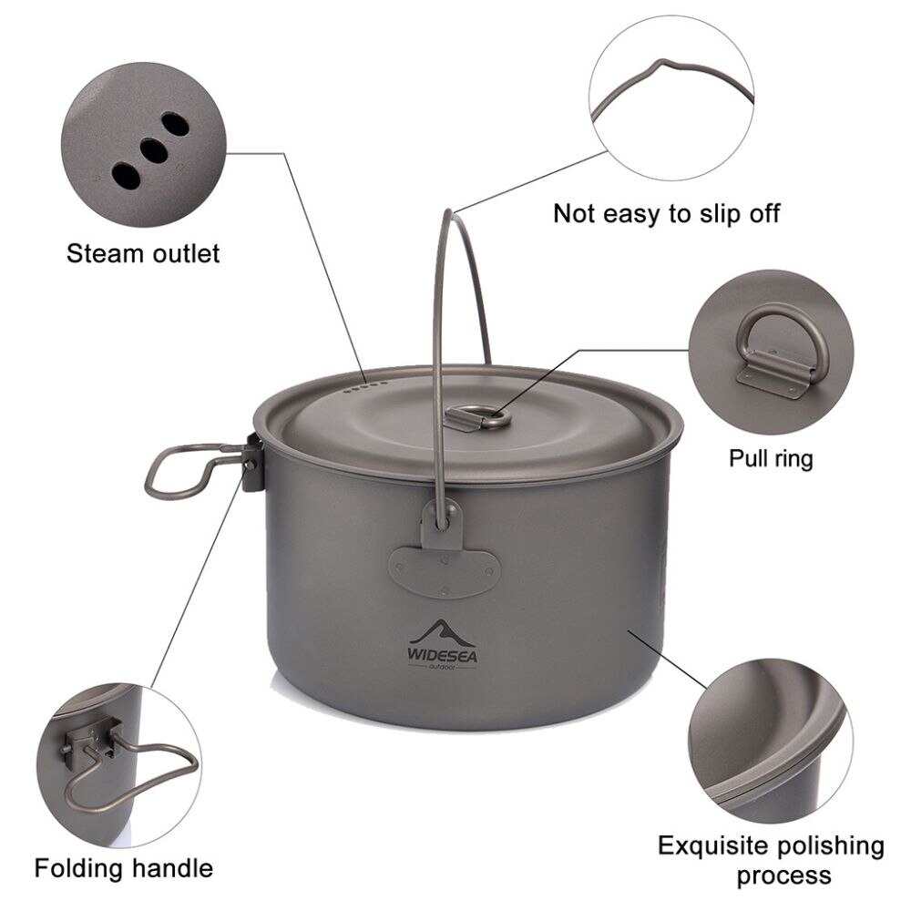 Widesea Camping Tableware Tita - огляд і ціна Camping Cooking Frying Pan