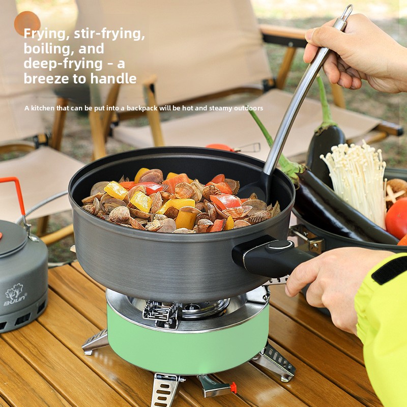 2026Bulin non-stick pan Outdoo - огляд і ціна Camping Cooking Frying Pan