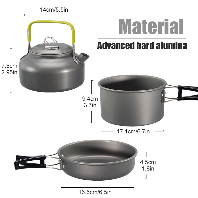 WESTTUNE Camping Cookware Kit  - огляд і ціна Camping Cooking Griddle