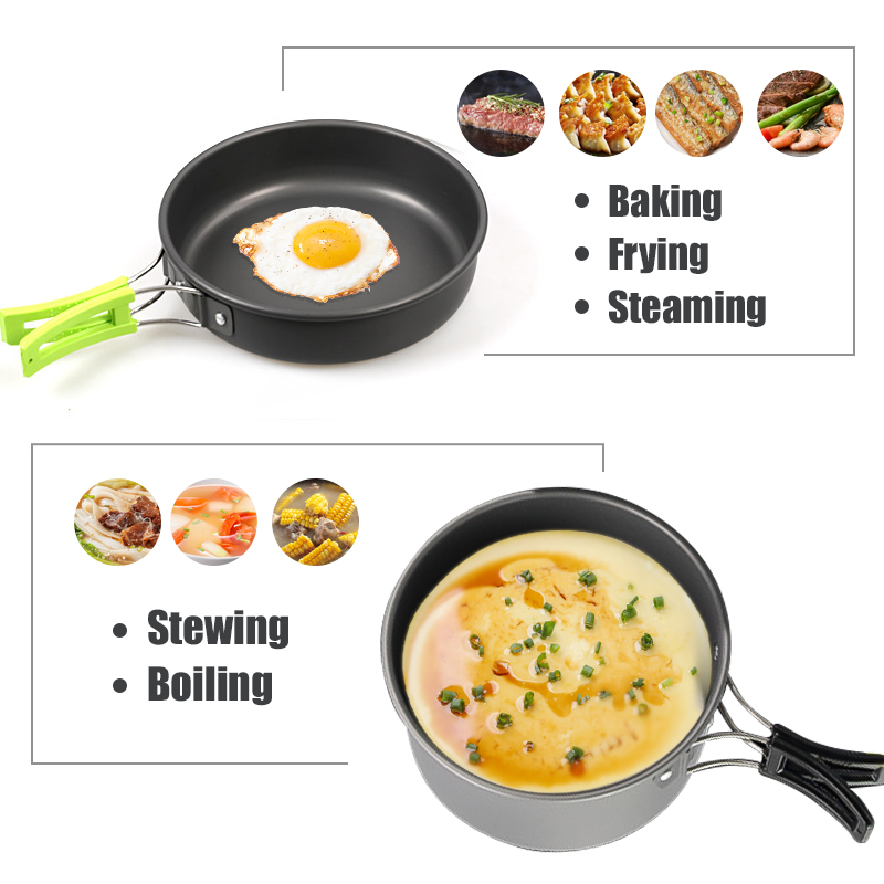 WESTTUNE Camping Cookware Kit  - огляд і ціна Camping Cooking Griddle