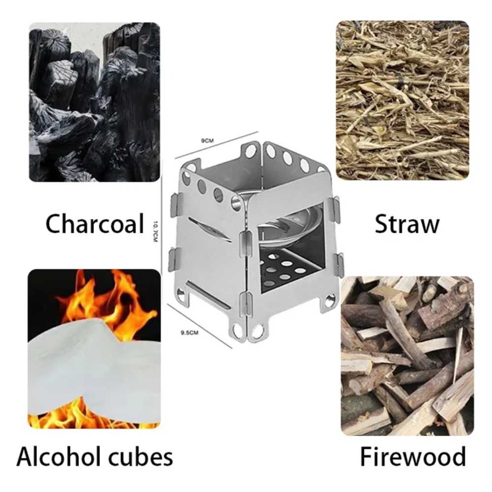 Camping Furnace Wood Stove Alc - огляд і ціна Camping Cooking Windshield