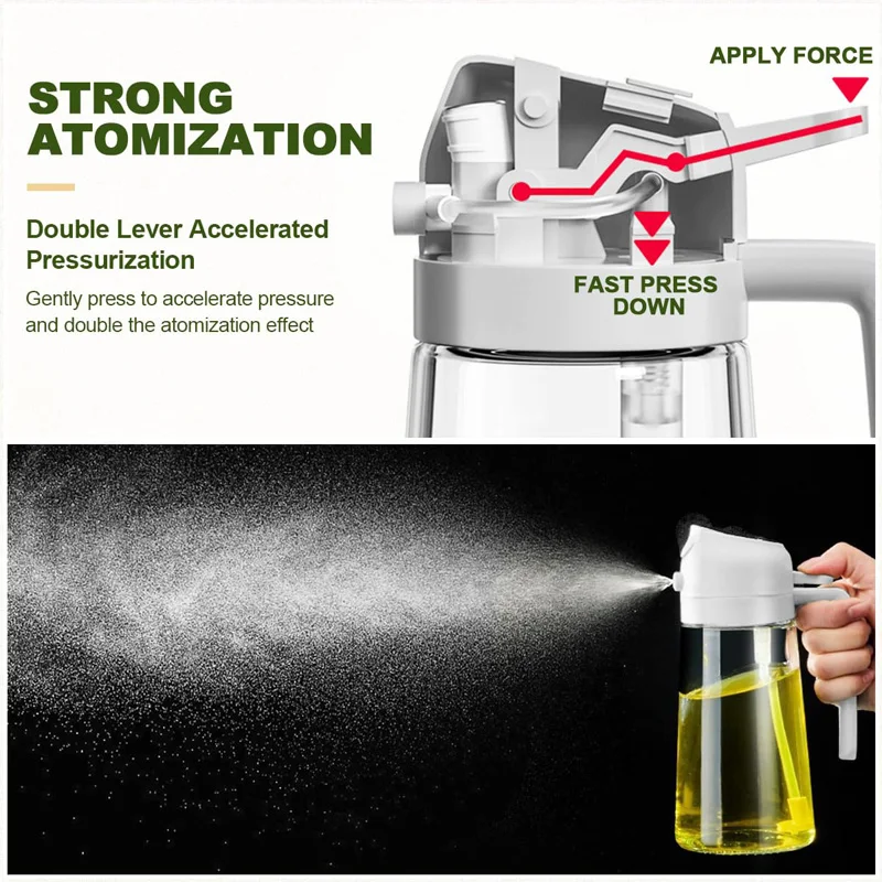 2 in 1 Pour Spray Sprayer Kitc - огляд і ціна Camping Cooking Oil Bottle