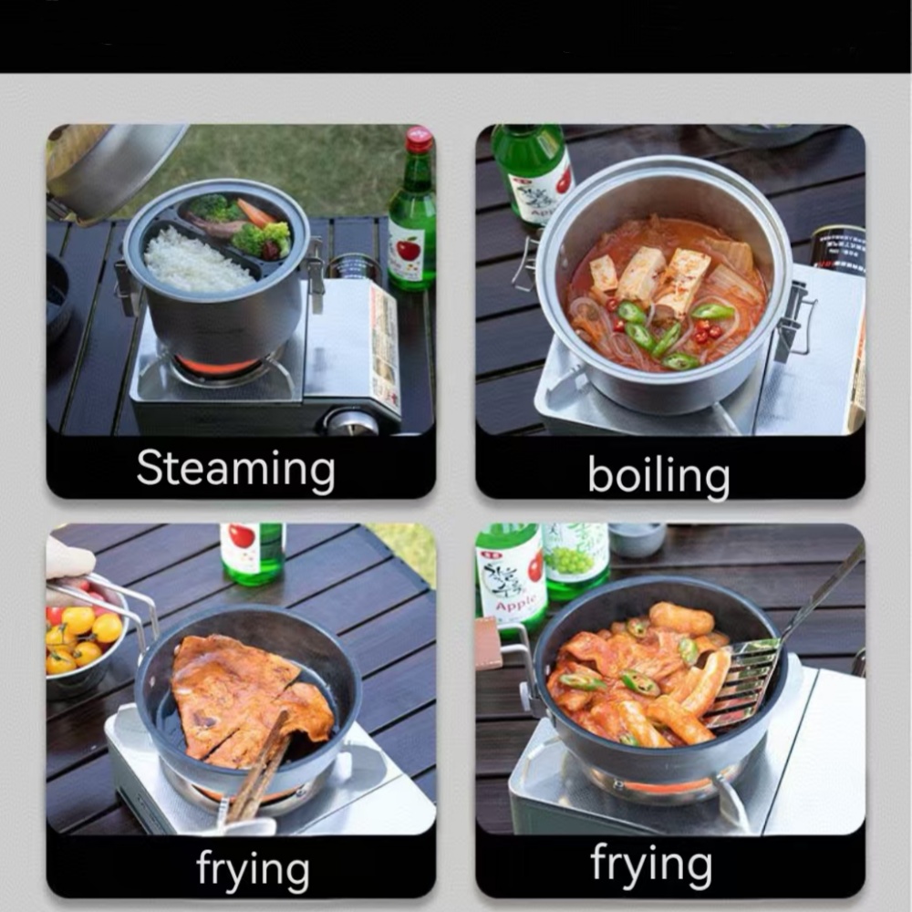 Outdoor Camping Micro Pressure - огляд і ціна Camping Cooking Frying Pan