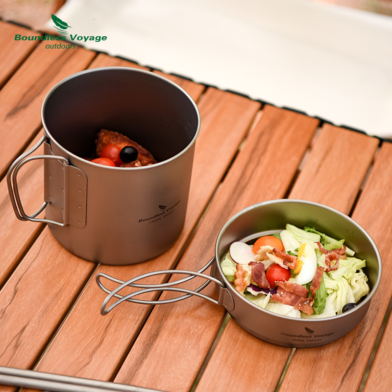 Pure Titanium Folding Handle P - огляд і ціна Camping Cooking Frying Pan