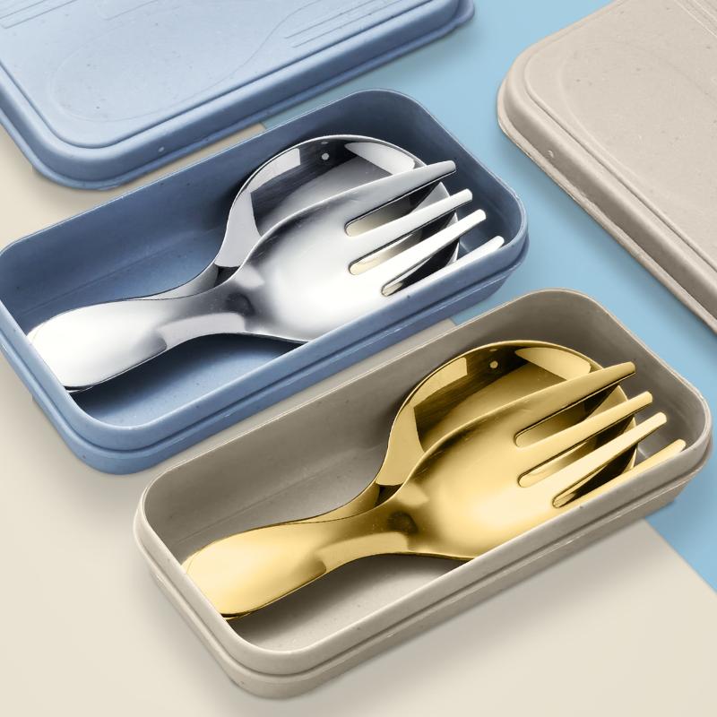 Stainless Steel Tableware Set  - огляд і ціна Camping Cooking Cutlery Set