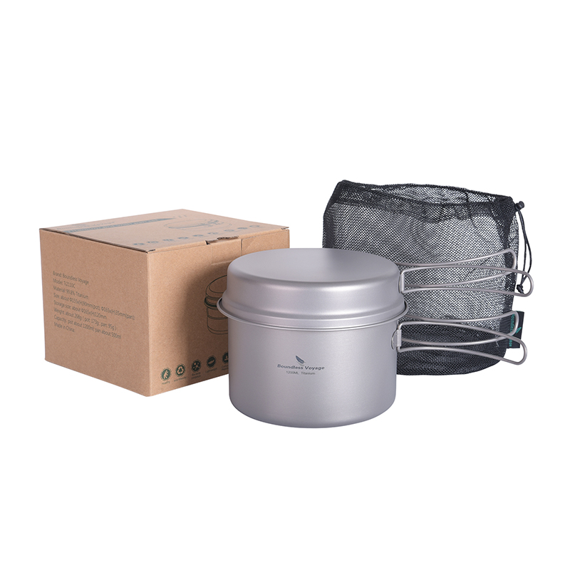 Boundless Voyage Titanium Pot  - огляд і ціна Camping Cooking Frying Pan