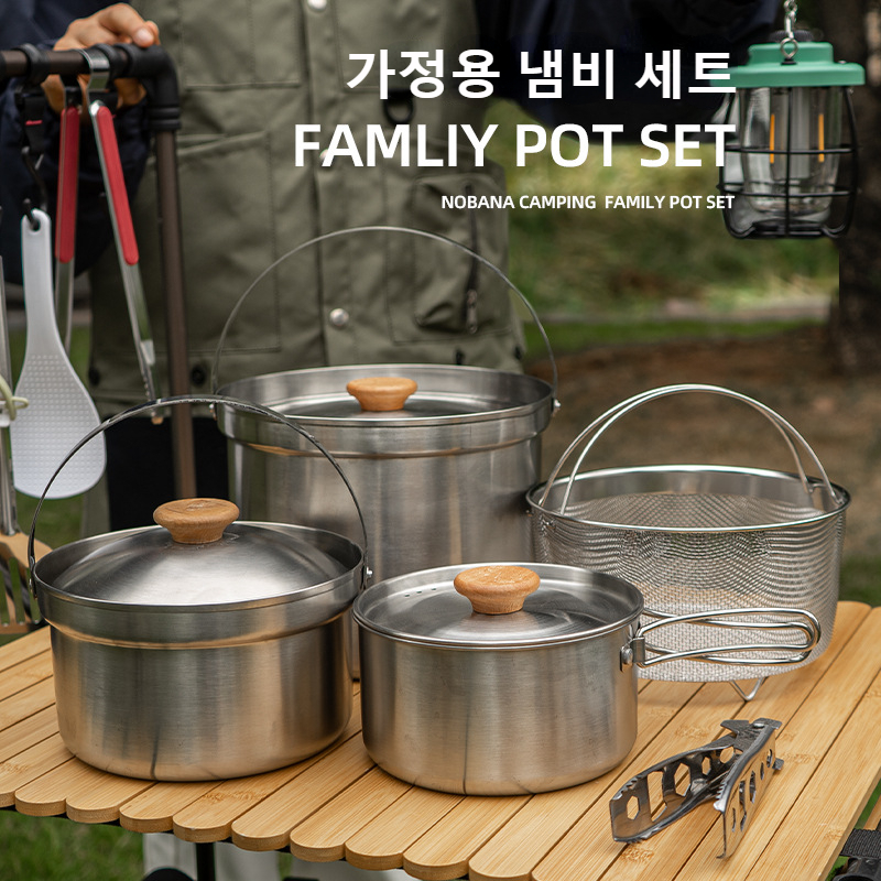 NOBANA Newest Outdoor Stainles - огляд і ціна Camping Cooking Frying Pan