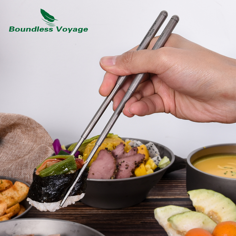 Boundless Voyage Titanium Camp - огляд і ціна Camping Cooking Cutlery Set