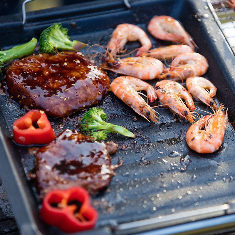 Outdoors Thick Square Grill Pa - огляд і ціна Camping Cooking Griddle