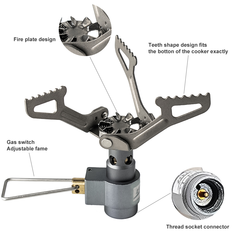 BRS Outdoor Gas Stove Mini Cam - огляд і ціна Camping Cooking Light
