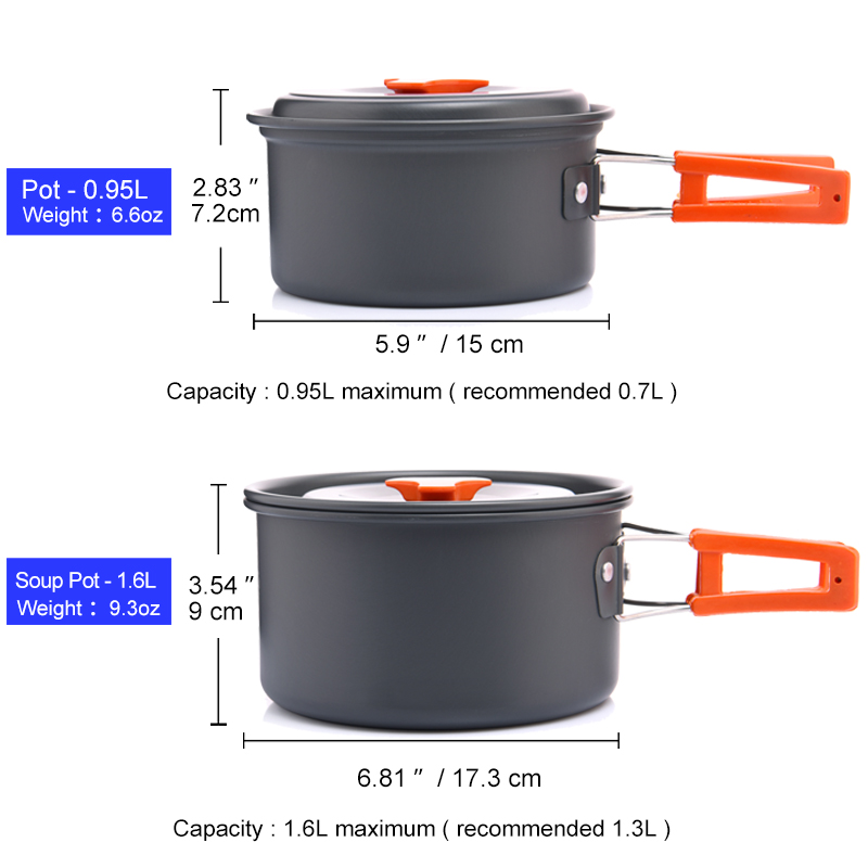 Widesea Camping Outdoor Cookwa - огляд і ціна Camping Cooking Cutlery Set