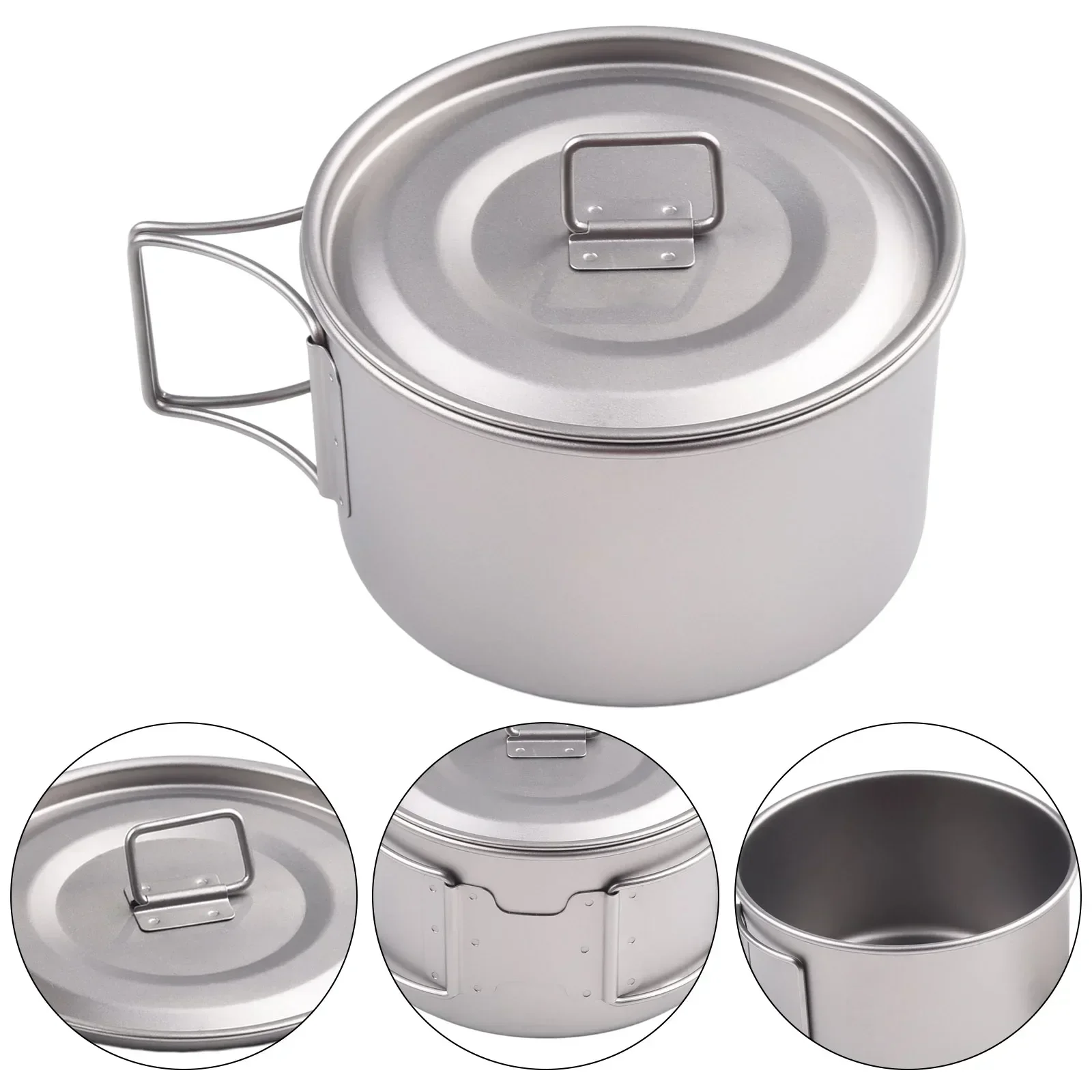 Titanium Bowl With Folding Han - огляд і ціна Campfire Cooking Anime