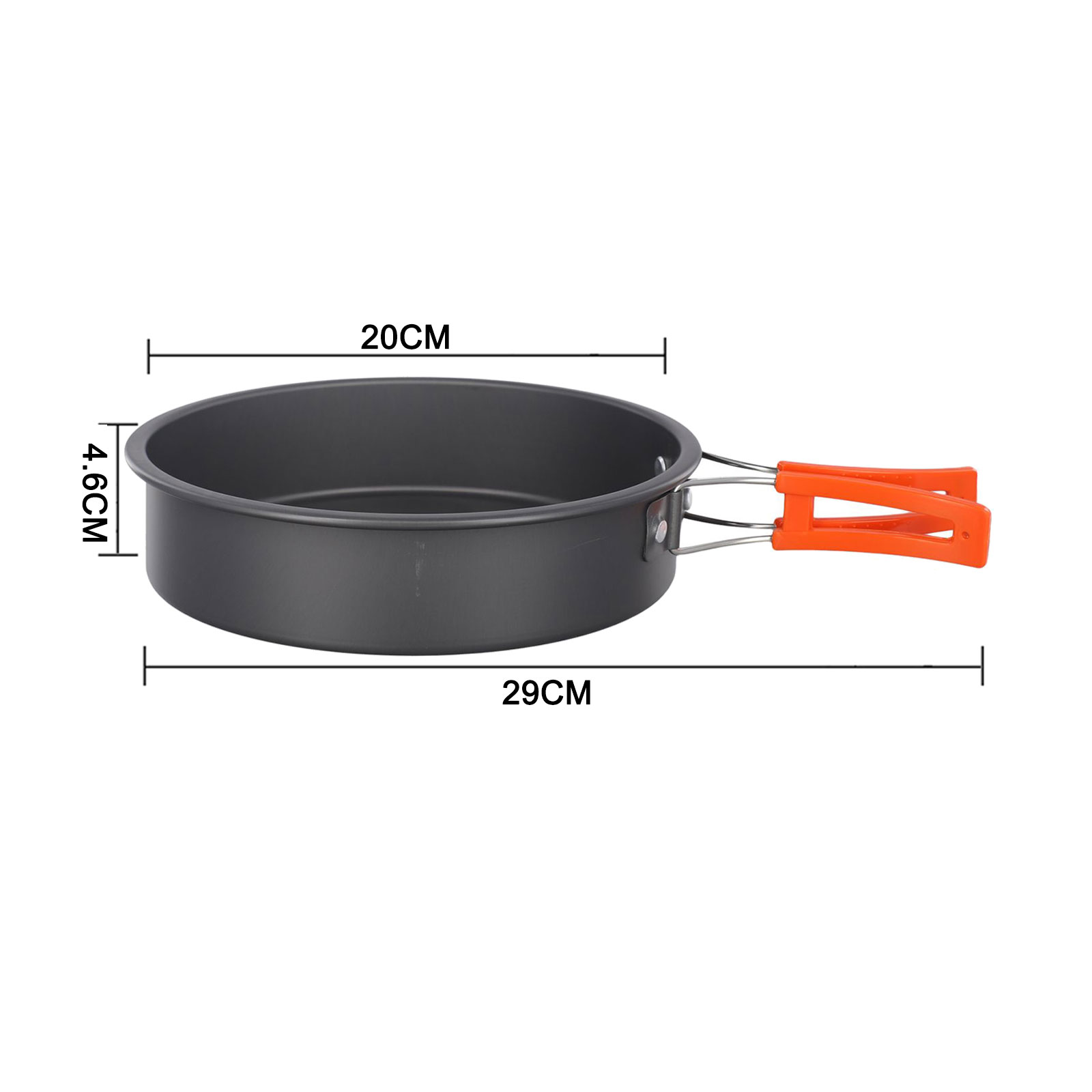 1pc Frying Pan Alumina Conduct - огляд і ціна Camping Cooking Frying Pan