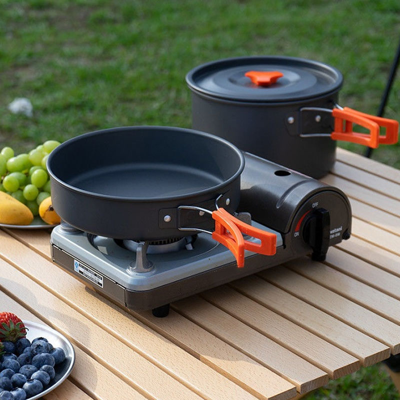 Camping Cooking Non-Stick Ligh - огляд і ціна Camping Cooking Mess Kit