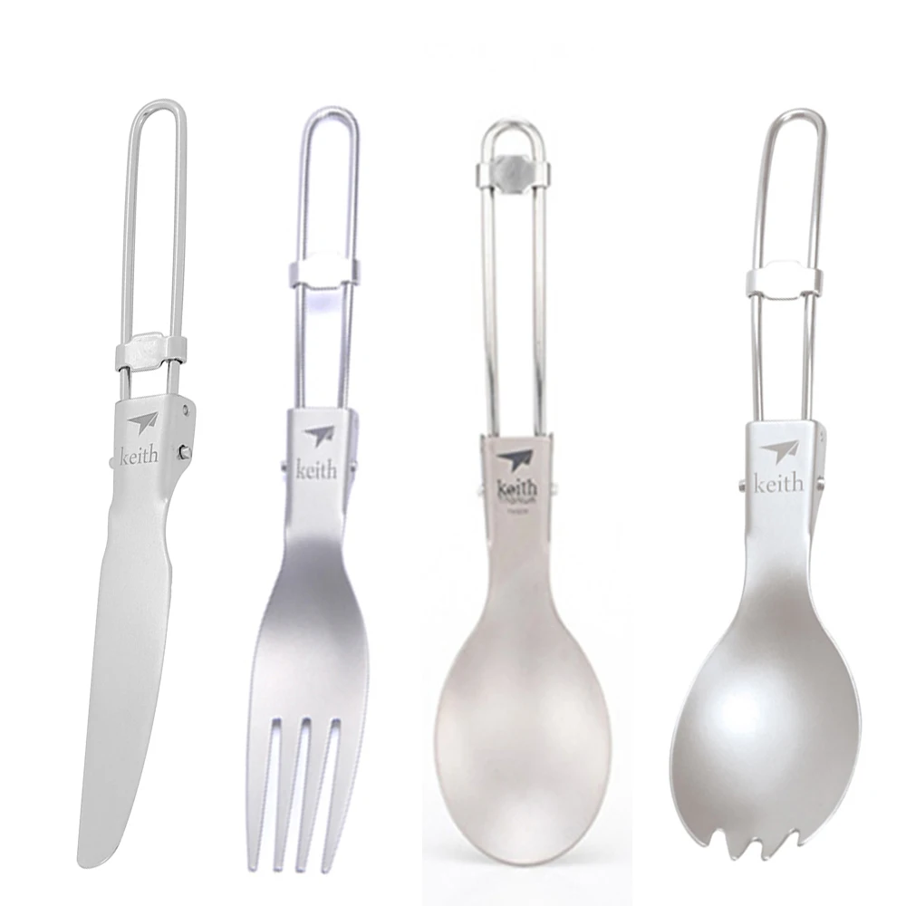 Keith Outdoor Titanium Folding - огляд і ціна Camping Cooking Cutlery Set