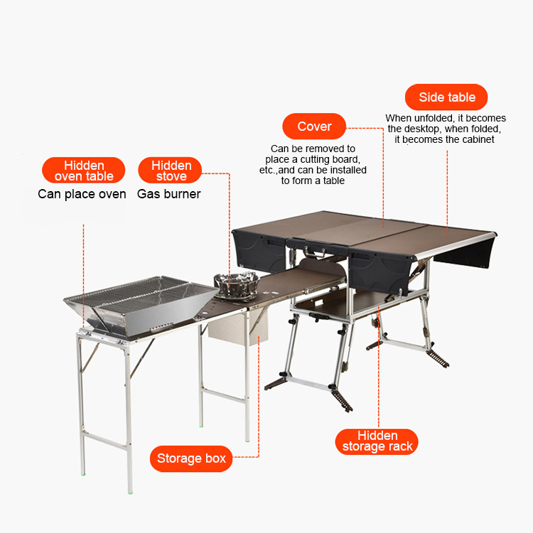High Quality Foldable Outdoor  - огляд і ціна Quality Camping Cooking Set
