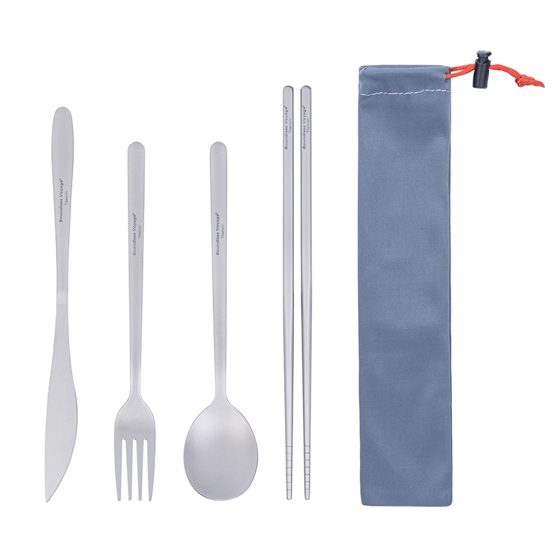 Boundless Voyage Titanium Dinn - огляд і ціна Camping Cooking Cutlery Set