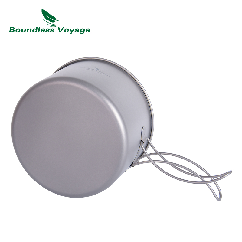 Boundless Voyage Titanium Pot  - огляд і ціна Camping Cooking Mess Kit