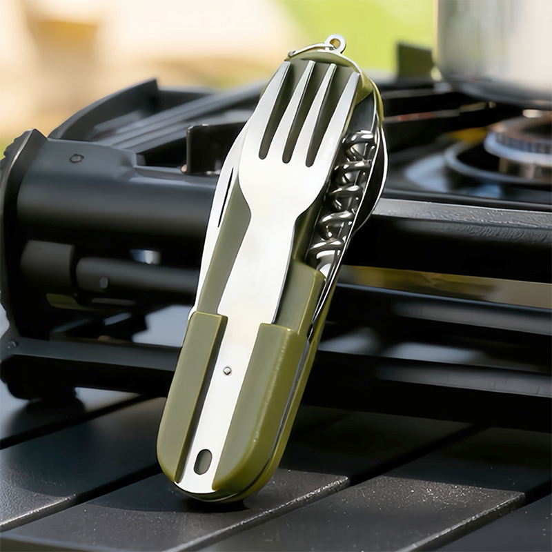 New Stainless Steel 7In1 Campi - огляд і ціна Camping Cooking Cutlery Set