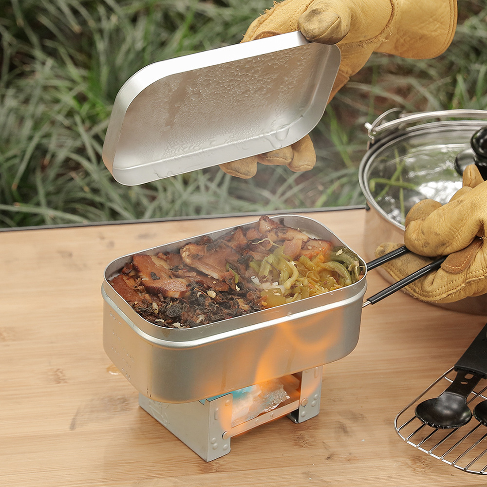 Outdoor Aluminium Mess Kit, St - огляд і ціна Camping Cooking Mess Kit