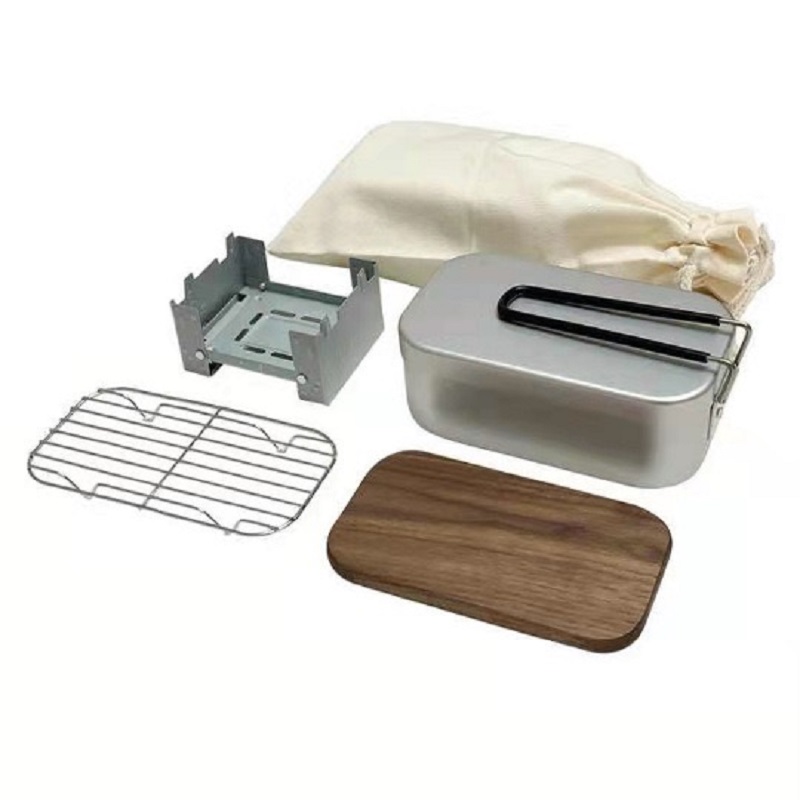 Outdoor Aluminium Mess Kit, St - огляд і ціна Camping Cooking Mess Kit