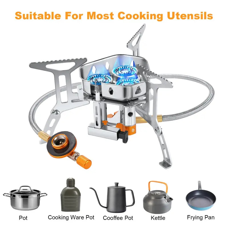 5800W High-Power Camping Gas S - огляд і ціна Camping Cooking Windshield