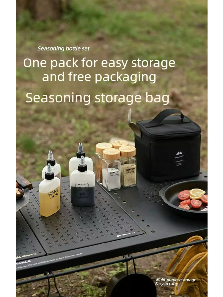 Seasoning Bottle Set Portable  - огляд і ціна Camping Cooking Oil Bottle