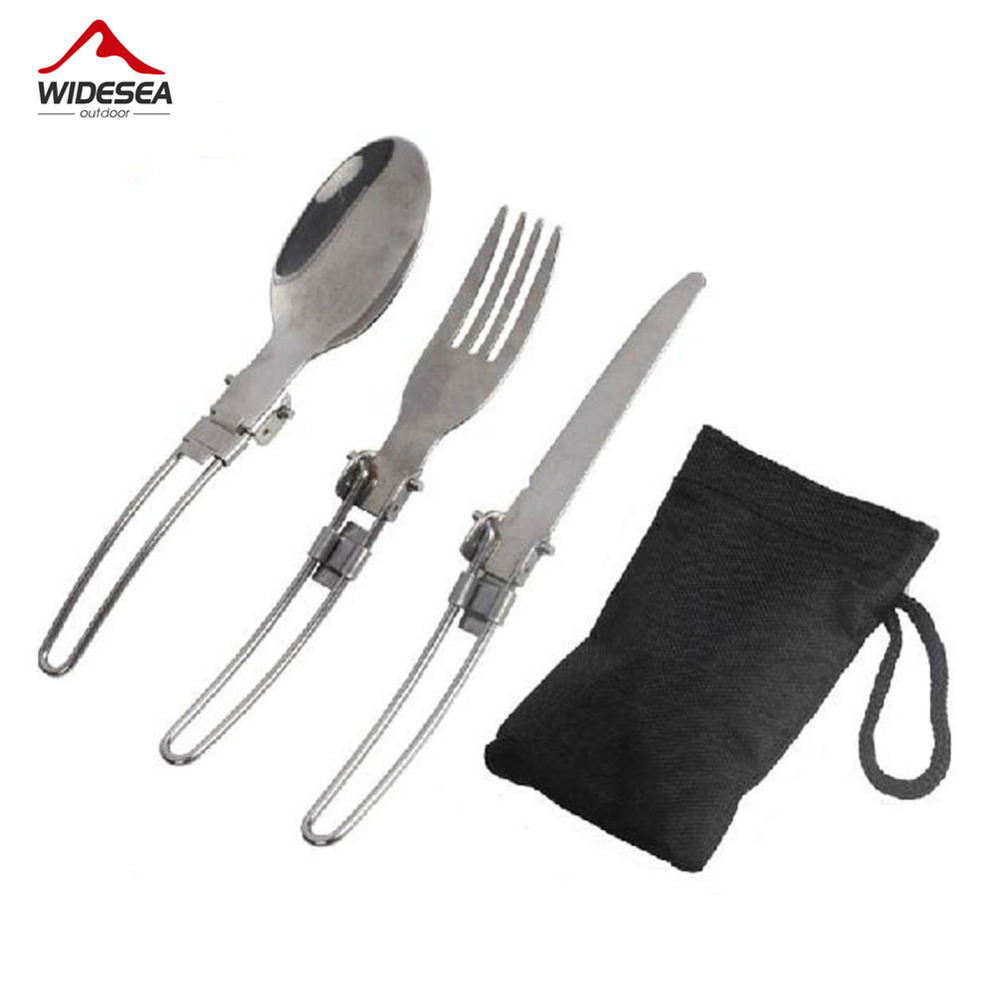 3 pcs 1 set Portable Outdoor C - огляд і ціна Camping Cooking Cutlery Set