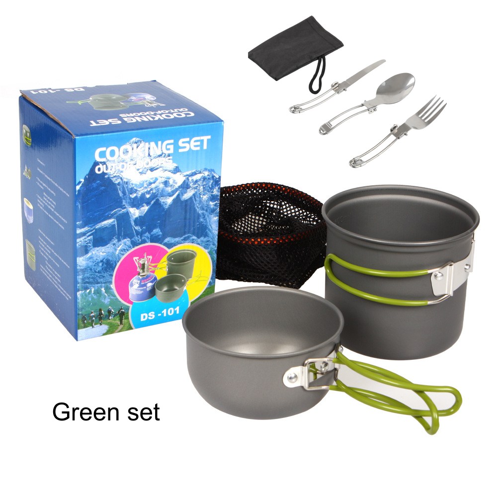 Camping Cookware Mess Kit Back - огляд і ціна Camping Cooking Mess Kit